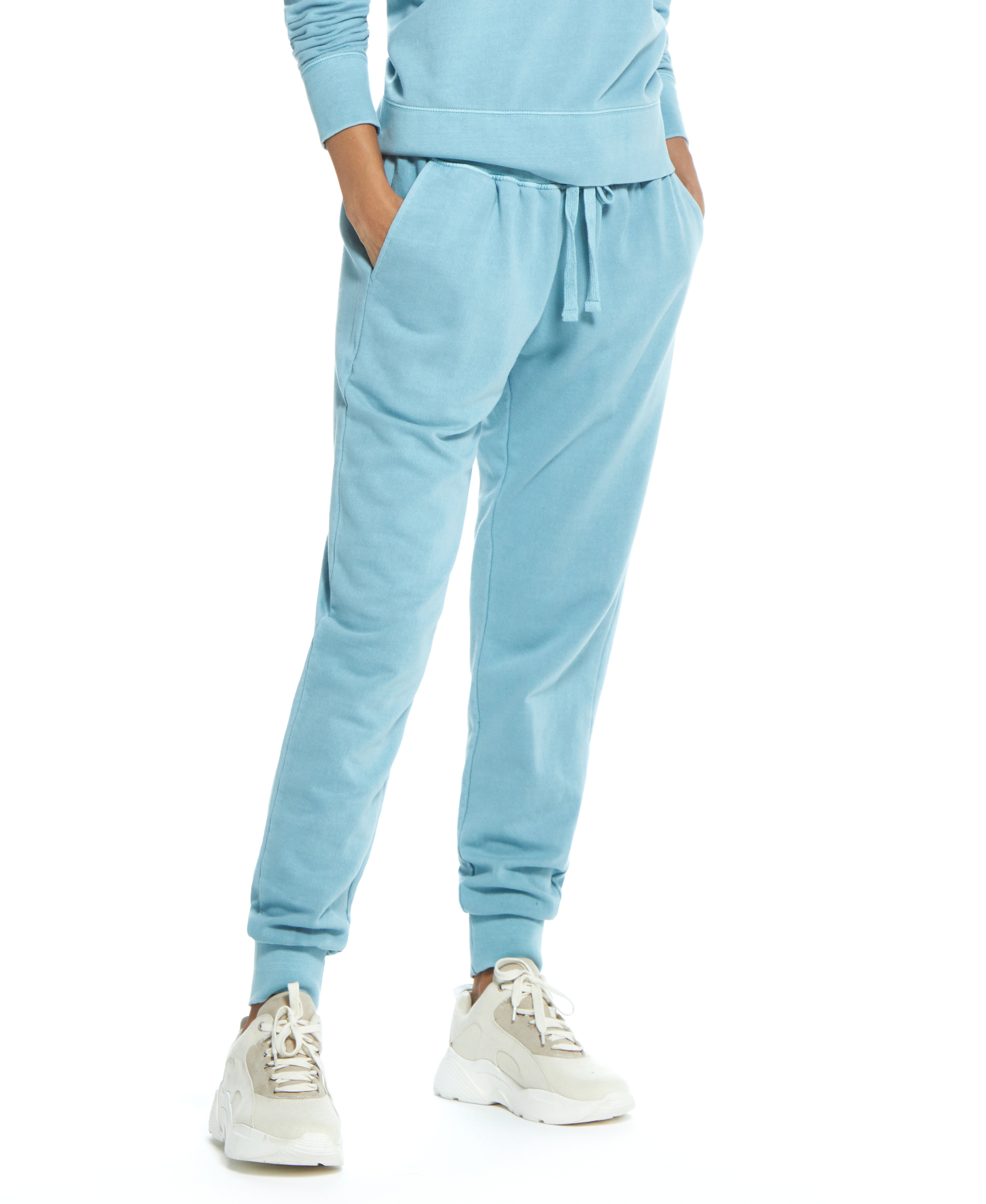 Women'S Sunwashed French Terry Jogger In Adriatic Blue