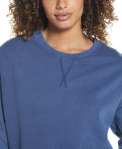 Women'S Sunwashed French Terry Crew In Navy