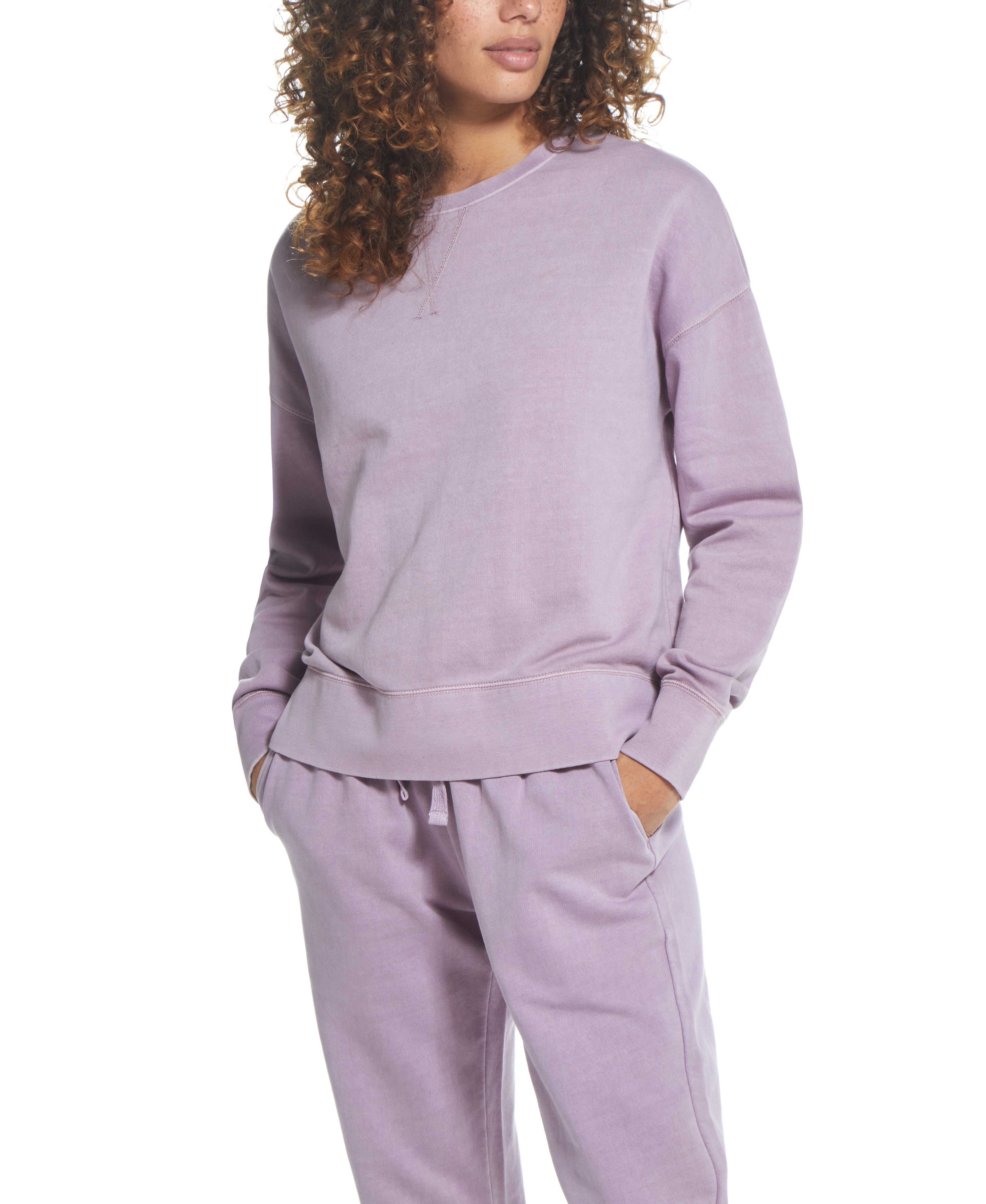 Women'S Sunwashed French Terry Crew In Dusk
