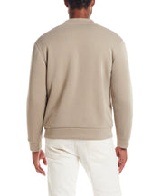 Sherpa Lined Bomber Jacket in Abbey Stone