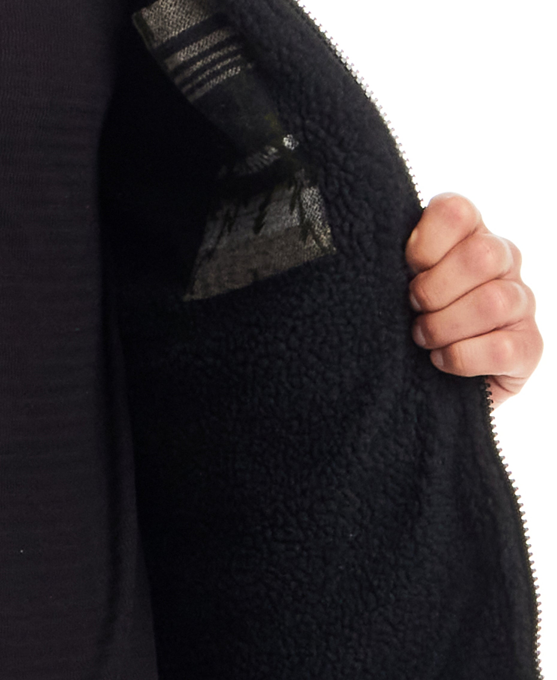 Berber Lined Southwest Rancher Jacket in Olive Black