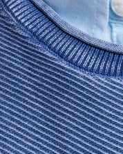 Twill Stonewash Sweater In Blue Mirage