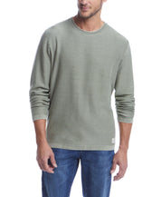 Twill Stonewash Sweater In Moss