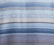 Berber Lined Southwest Rancher Jacket in Dusty Blue