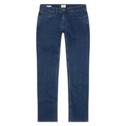 Slim fit Carolina blue denim jeans made from premium cotton with 2% spandex for comfort and movement.