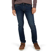 Slim fit denim jeans in Moon Shadow, featuring stretch fabric for comfort and a polished look.