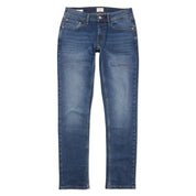 Slim fit denim jeans in soft blue, featuring All-Way stretch for comfort and a modern, tailored design for men.