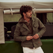 Twill Jacket in Tea Leaf