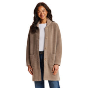 Chenille Sweater Coat in Fawn