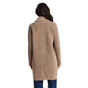 Chenille Sweater Coat in Fawn