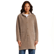 Chenille Sweater Coat in Fawn