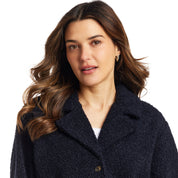 Women's Teddy Fleece Jacket in Seaborne