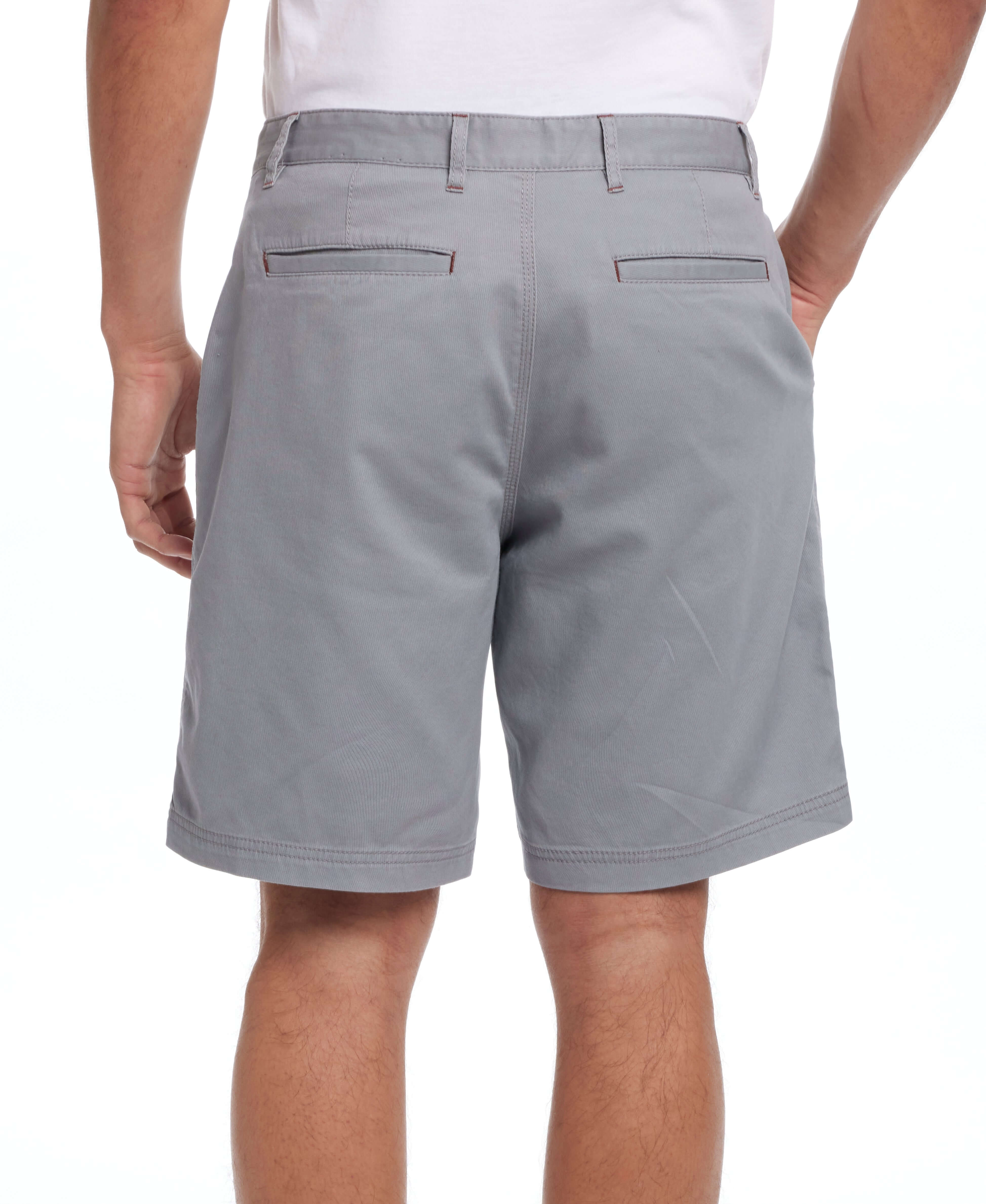 9" Cotton Twill Stretch Short In Sharkskin | | Weatherproof Vintage