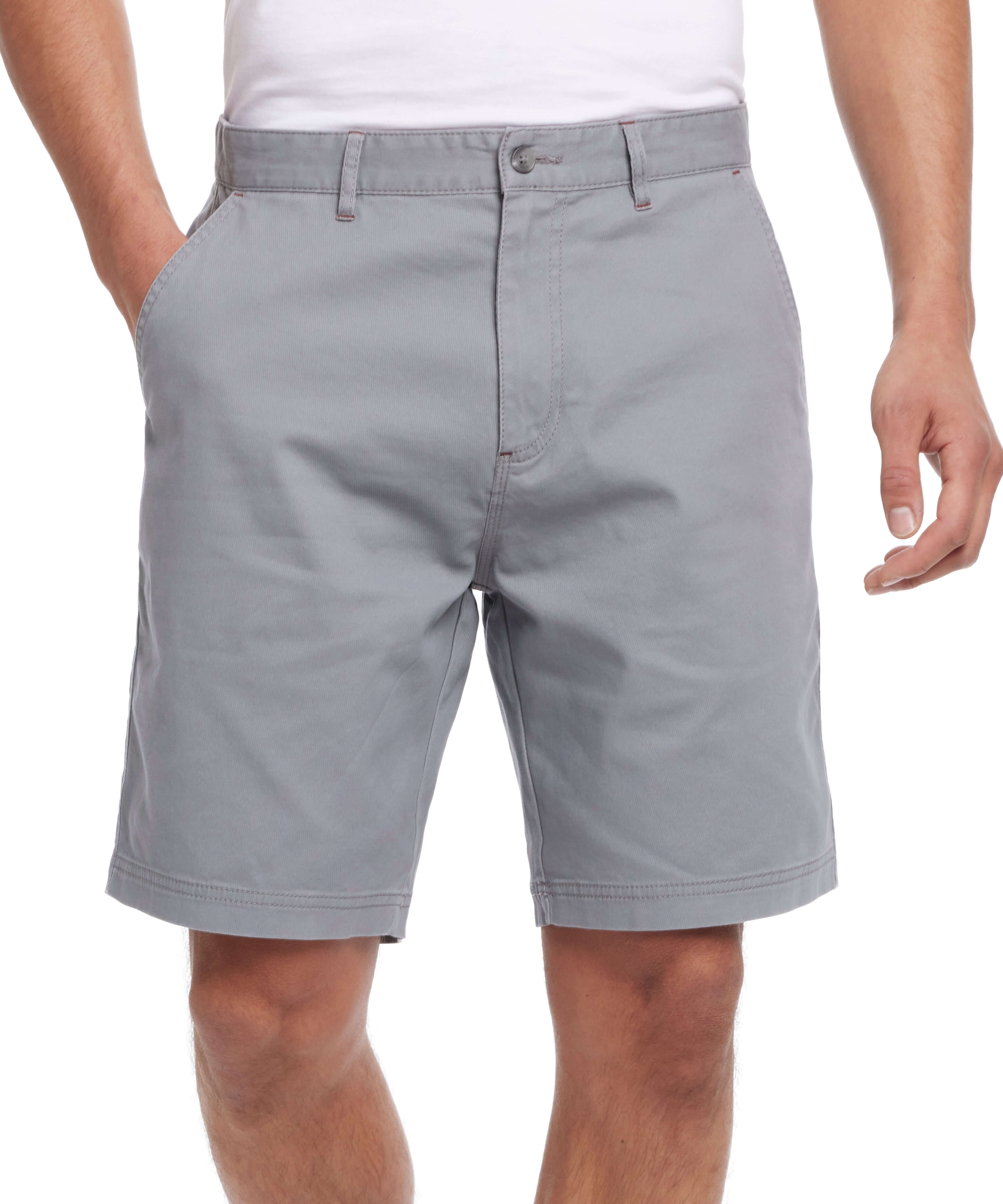 9" Cotton Twill Stretch Short In Sharkskin | | Weatherproof Vintage