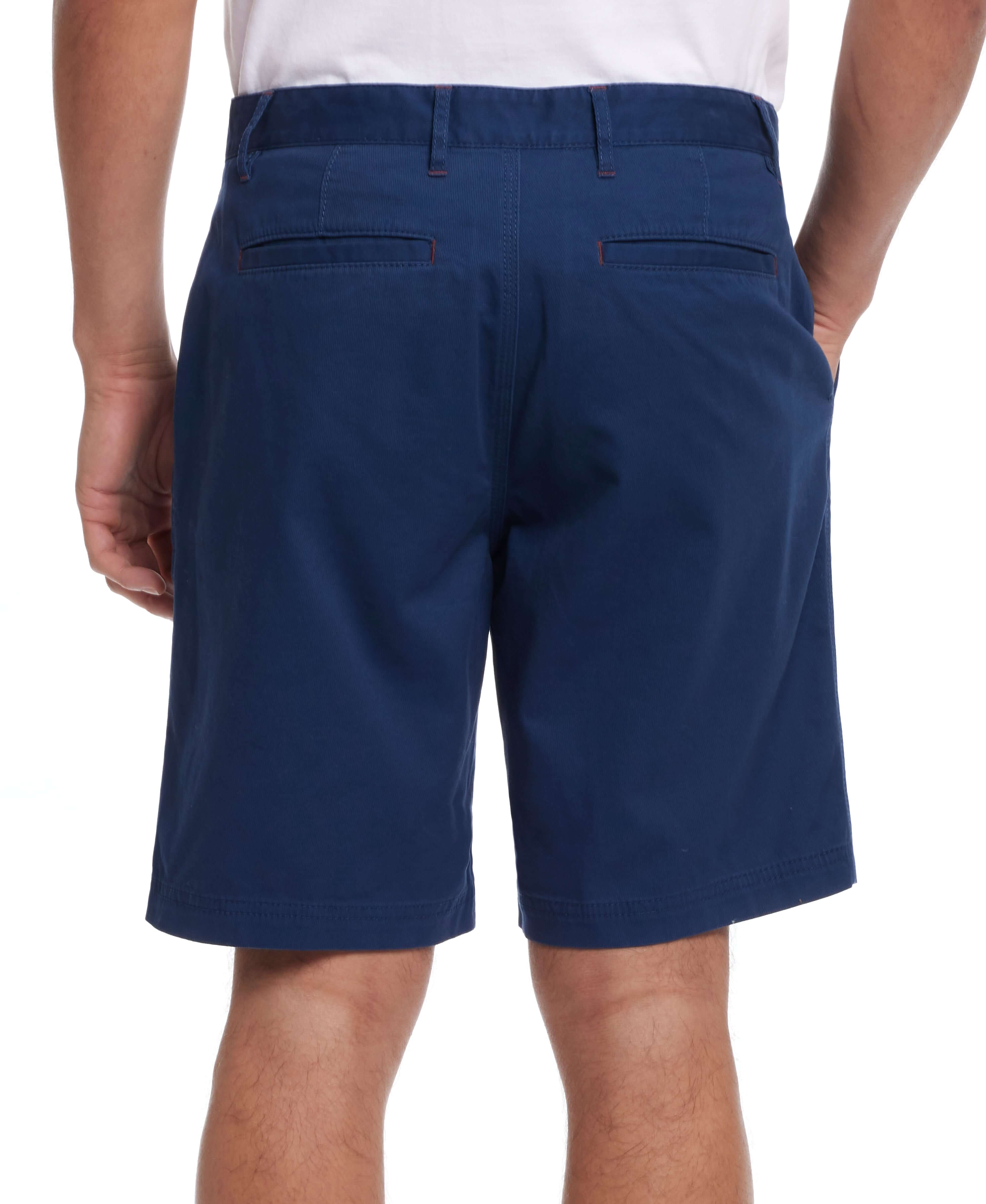 9" Cotton Twill Stretch Short In Navy | Bottoms & Denim | Weatherproof Vintage