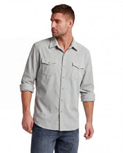 Stretch Corduroy Western Shirt in Ultimate Gray