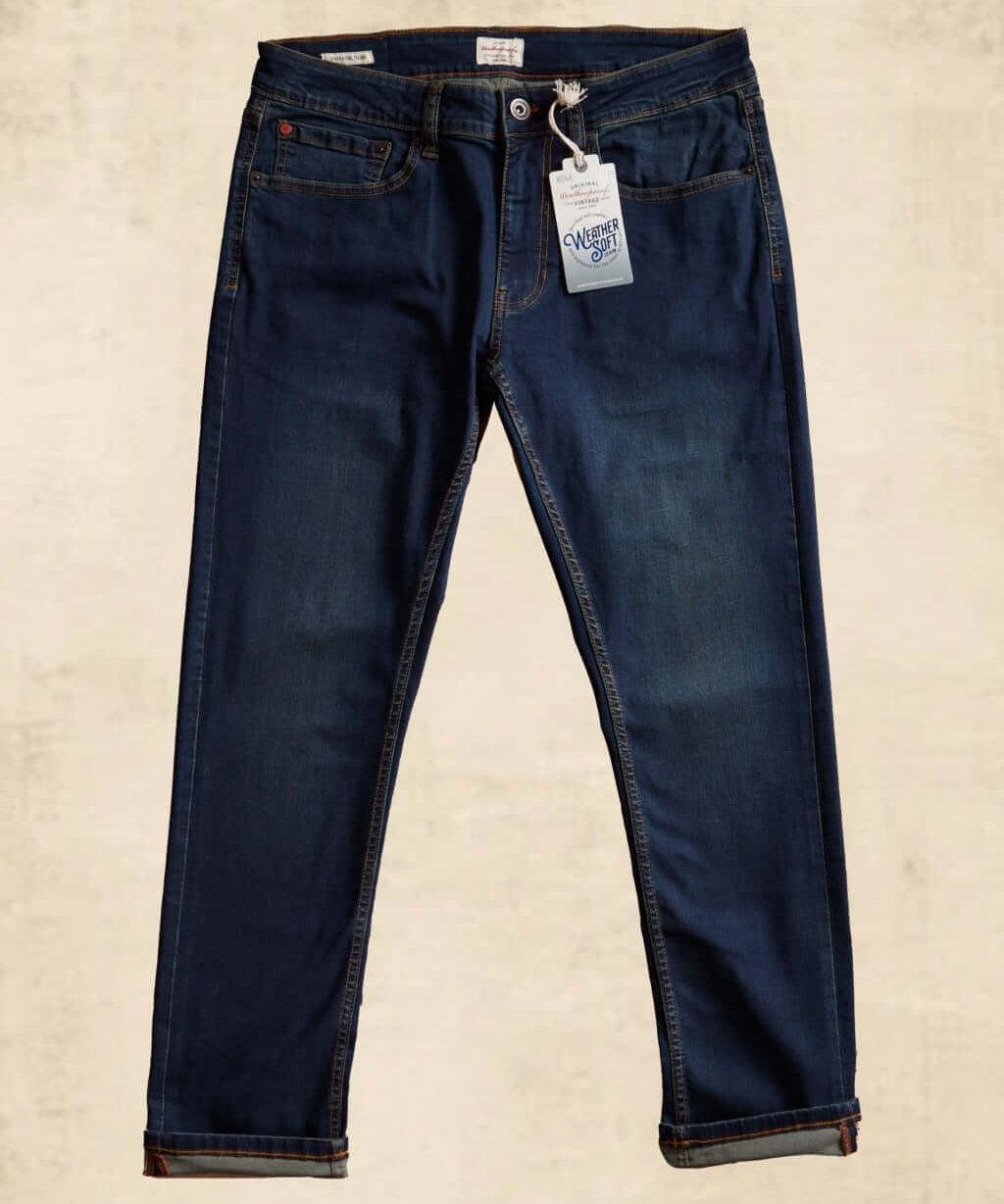 Slim Fit Denim Jeans In Moon Shadow | Jeans | Weatherproof Vintage