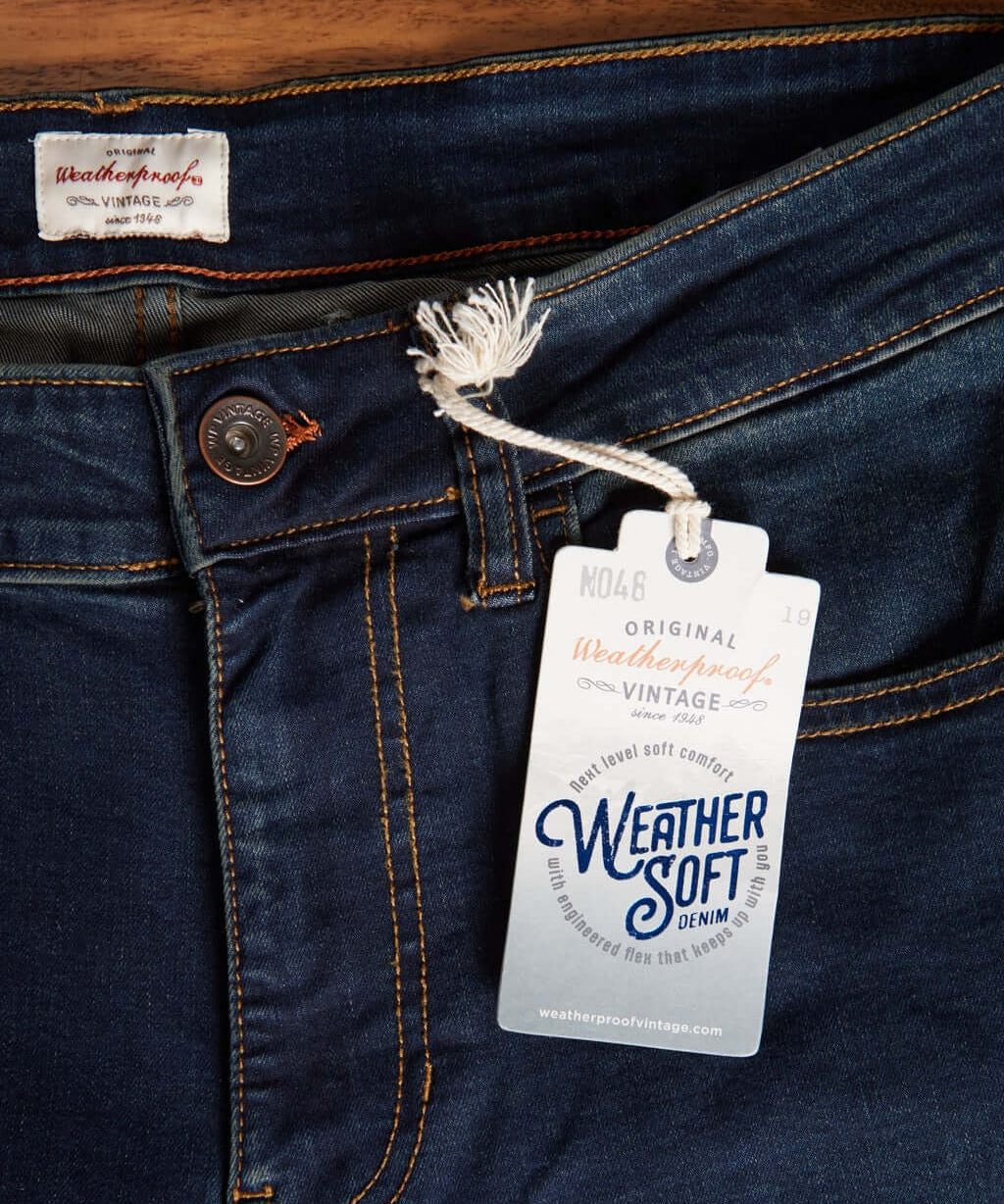Slim Fit Denim Jeans In Moon Shadow | Jeans | Weatherproof Vintage