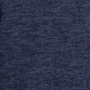 Fisherman Shawl In Dark Denim Htr close-up texture showcasing the rich dark denim color and elegant knit pattern.