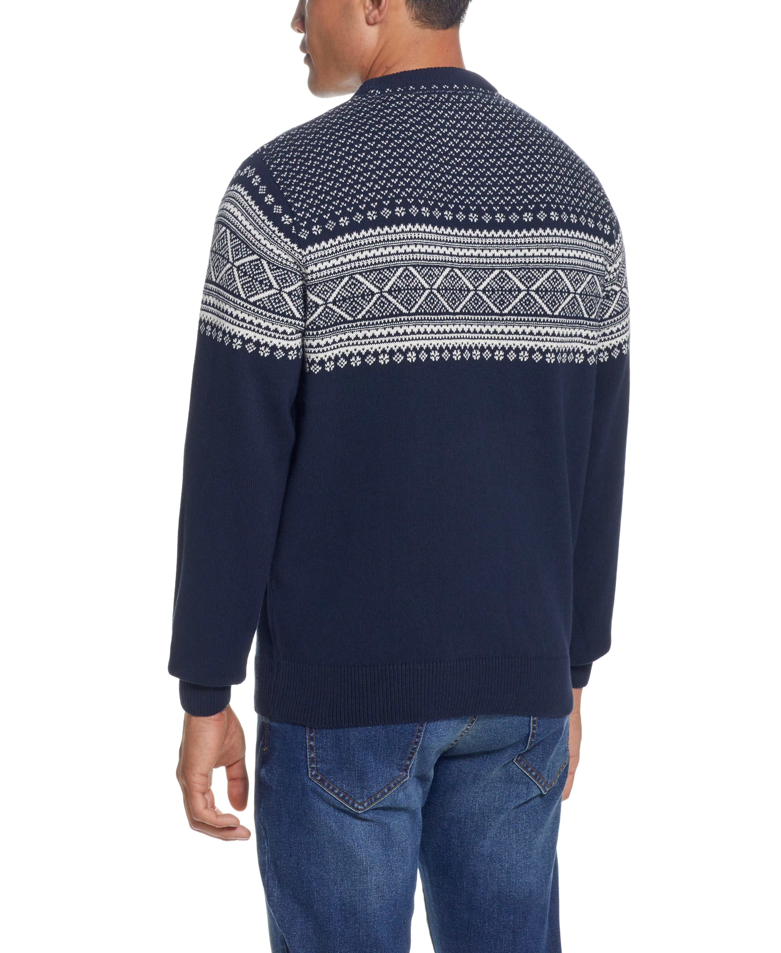 NORWEGIAN CREW SWEATER in NAVY