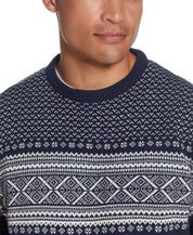 Norwegian Crew Sweater In Navy