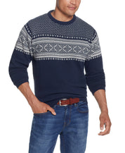 Norwegian Crew Sweater In Navy