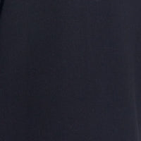 Cable Knit Quarter Zip Sweater In Black close-up detail showcasing the fabric texture and color.