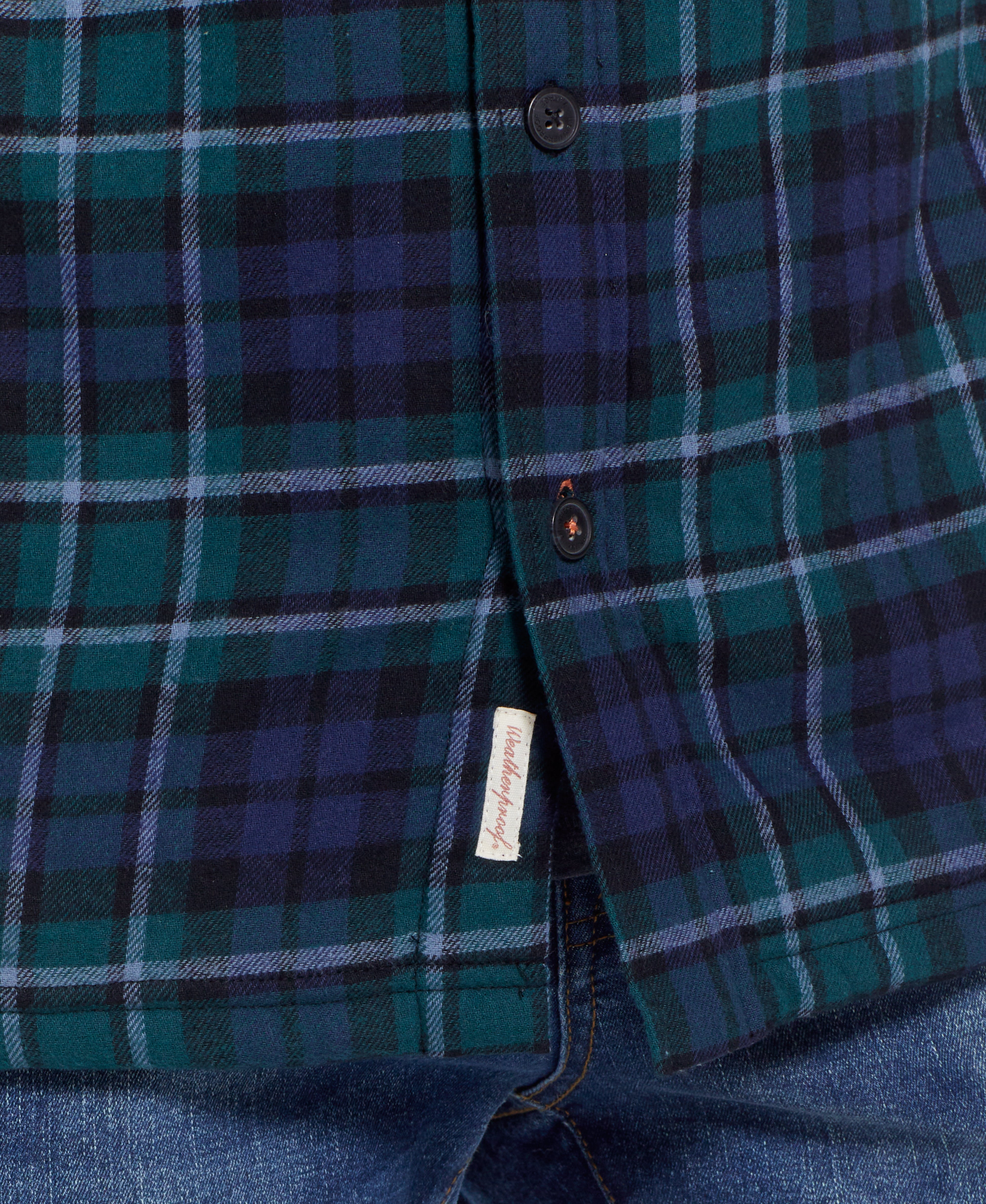 Sherpa Lined Shirt Jacket In Evergreen