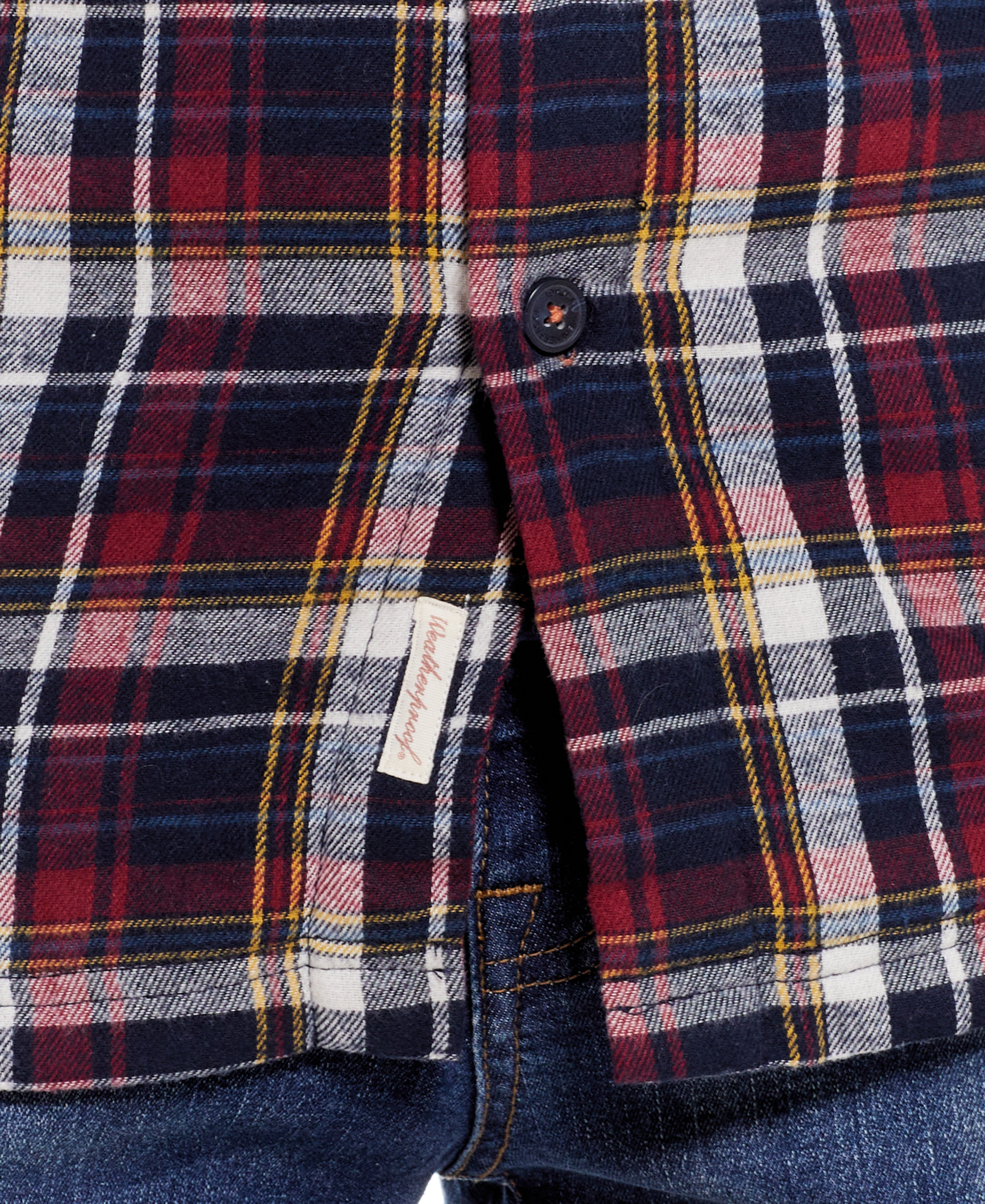Sherpa Lined Hooded Flannel Shirt Jacket In Berry