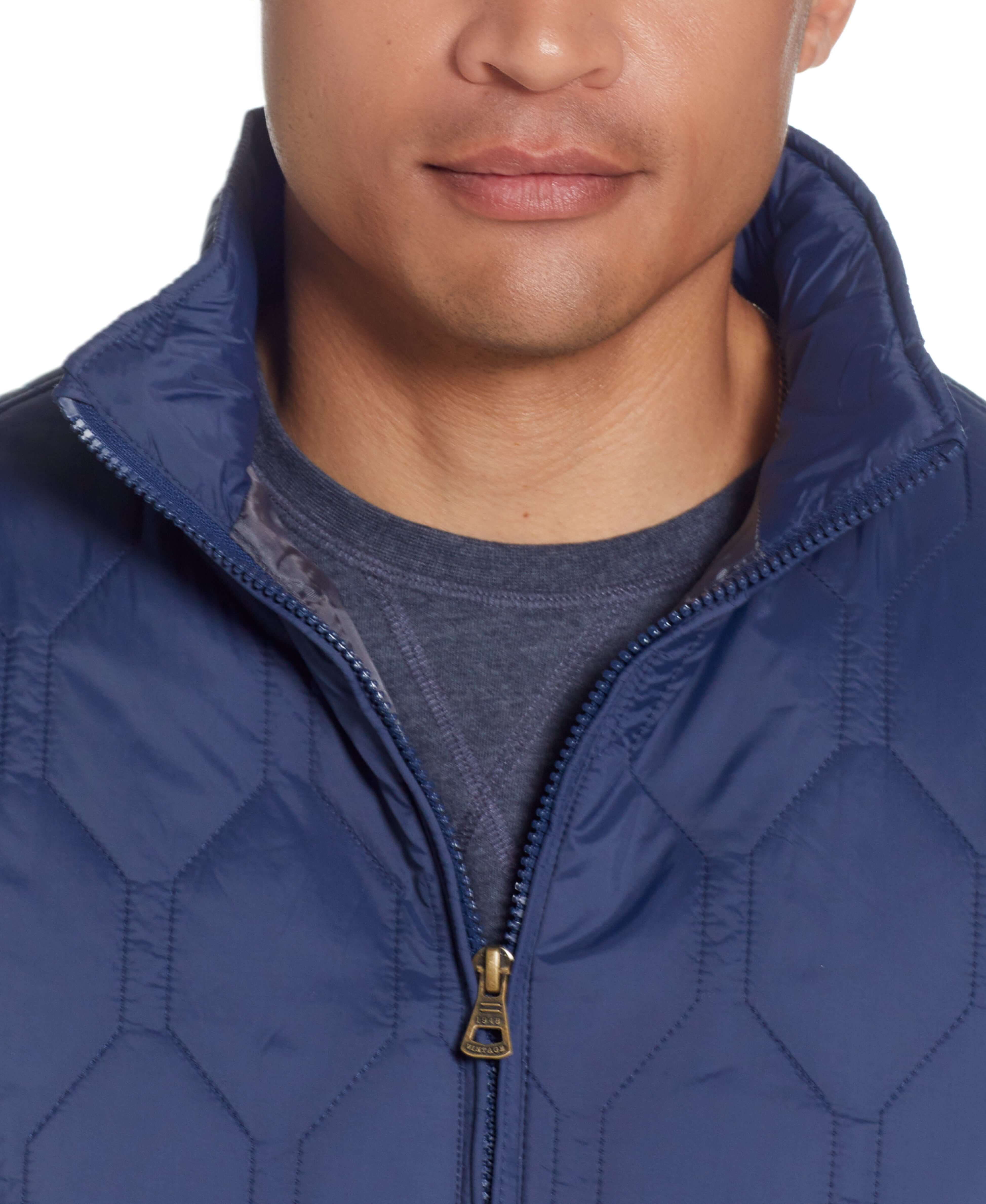 Hexagon Quilted Lightweight Vest Sargasso Sea