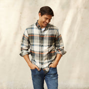 Antique Flannel Shirt in Riviera