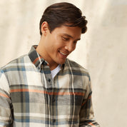 Antique Flannel Shirt in Riviera