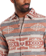 Southwest Unlined Shirt Jacket in Rust