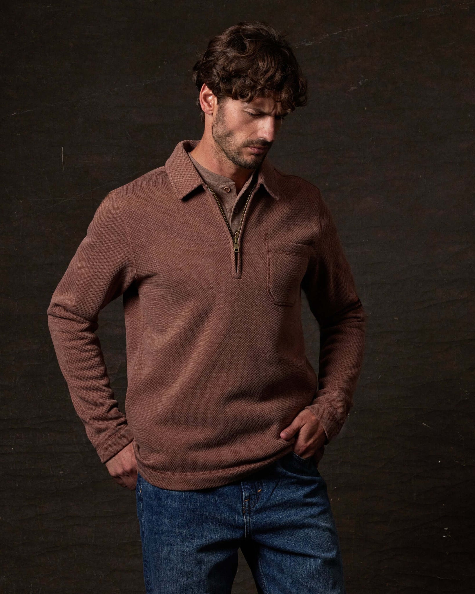 Weatherproof Vintage Pebble Fleece 1/4-Zip