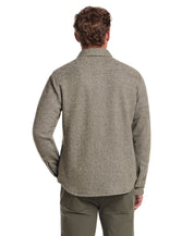 Knit Shirt Jacket in Kambaba Olive