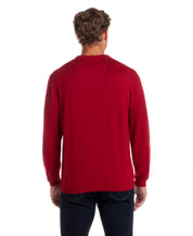 Cotton-Cashmere V-Neck Sweater in Samba