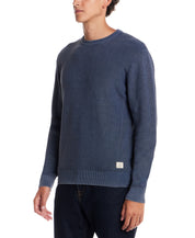 Vertical Rib Stonewash Sweater in Pageant Blue