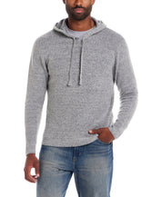 Boucle Hoodie Sweater in Winter Sky