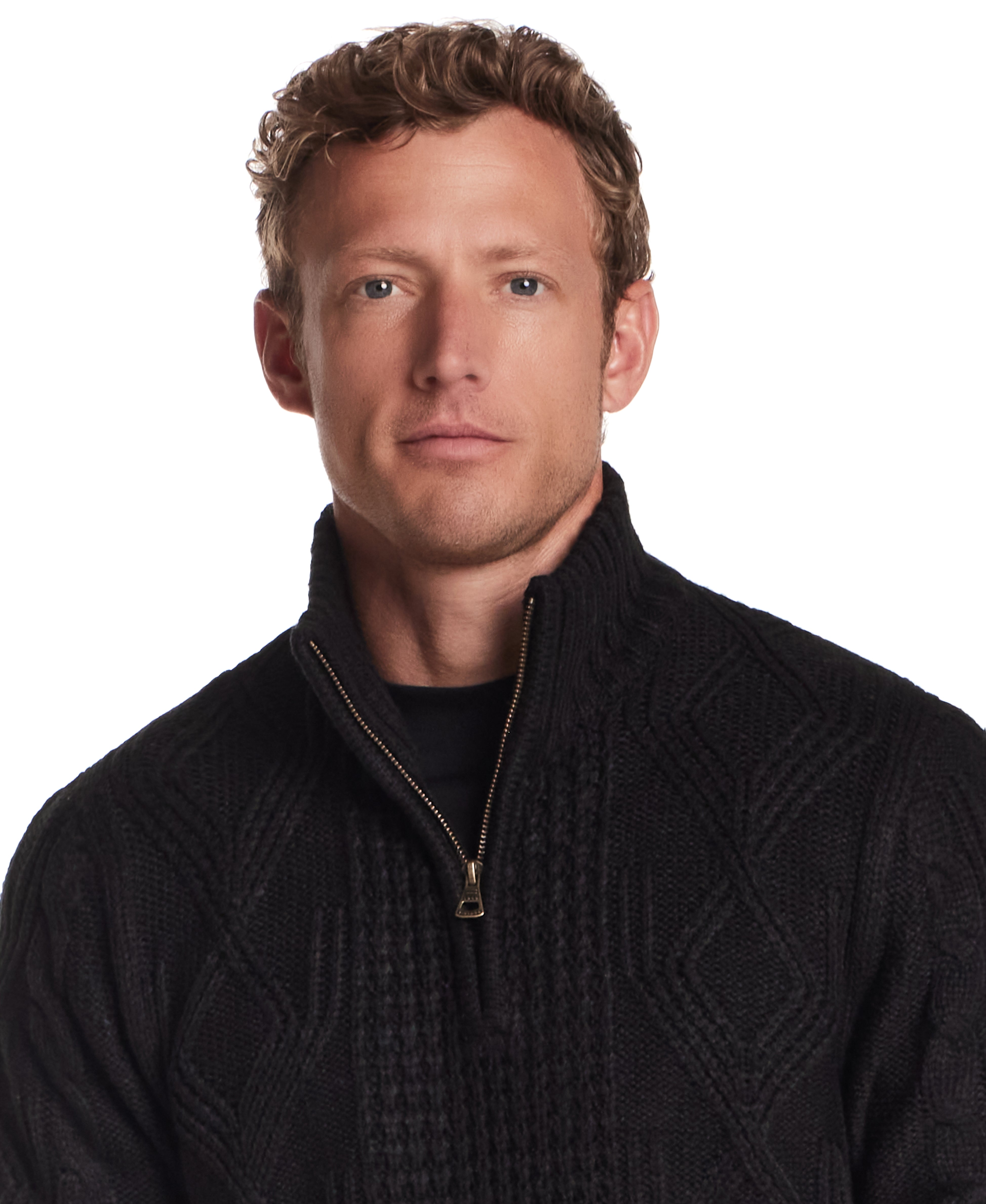 Chunky Shawl Collared Pullover in Black