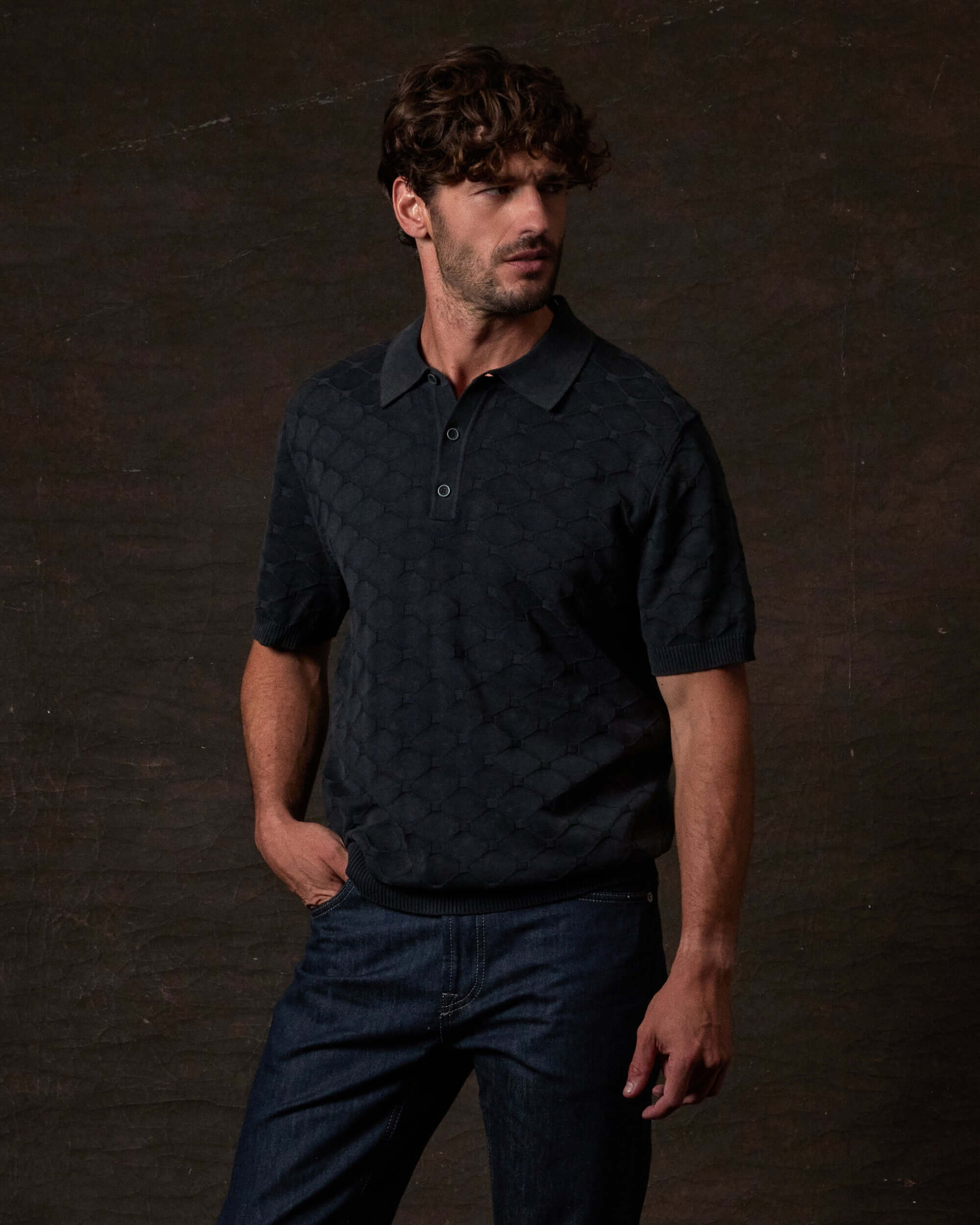 Diamond Sweater Polo