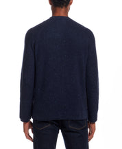 Waffle Crewneck Sweater in Seaborne