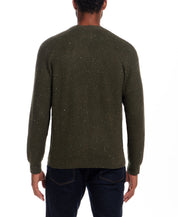Waffle Cardigan in Kambaba Olive