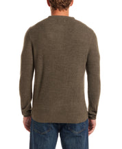 Soft Touch Vertical Stitch Sweater in Kambaba Olive