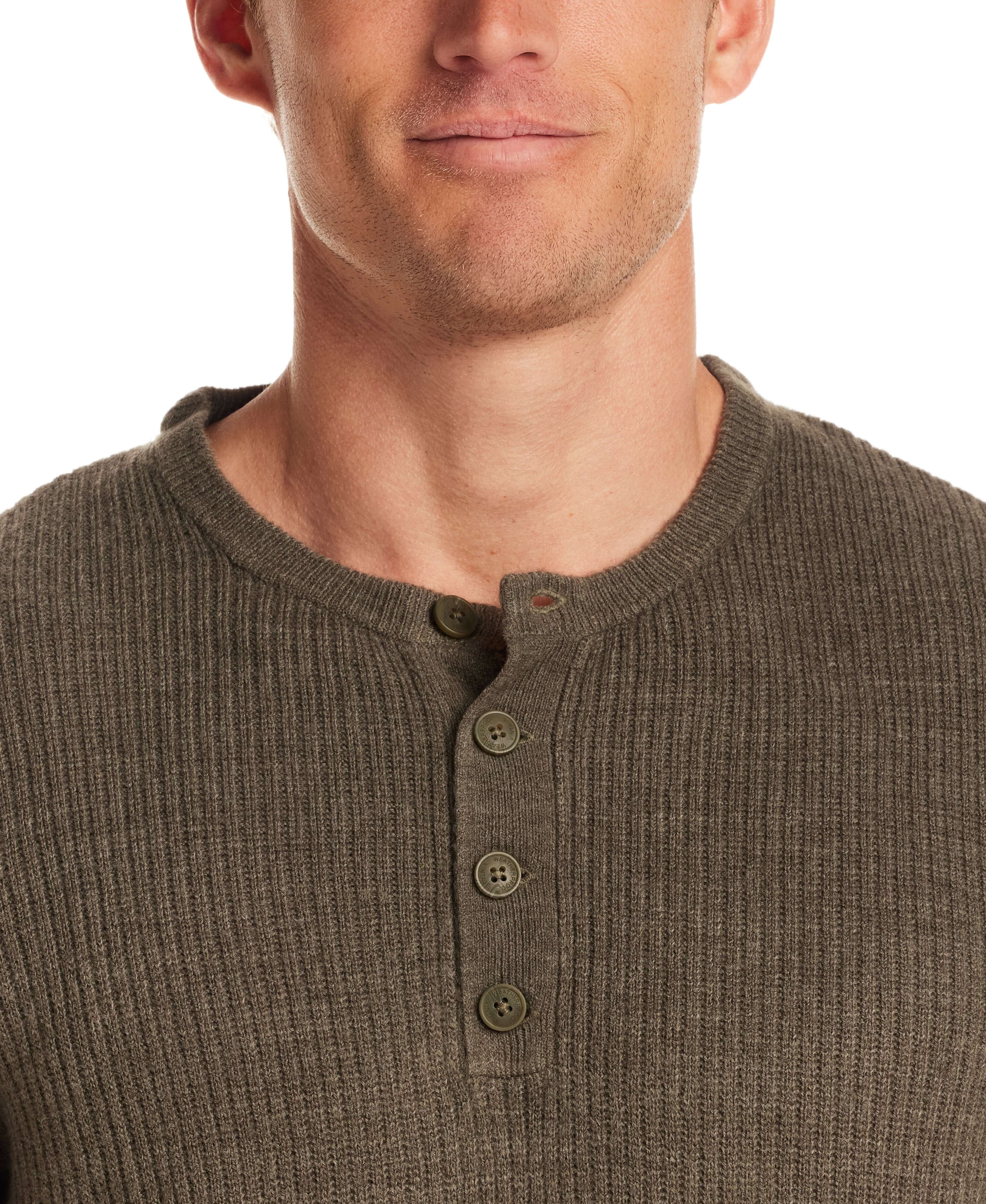 Soft Touch Vertical Stitch Sweater in Kambaba Olive