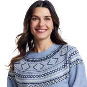 Women's Fair Isle Sweater in Blue