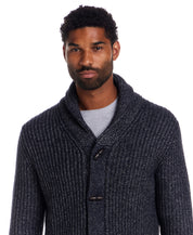 Alpaca Blend Cardigan in Indigo