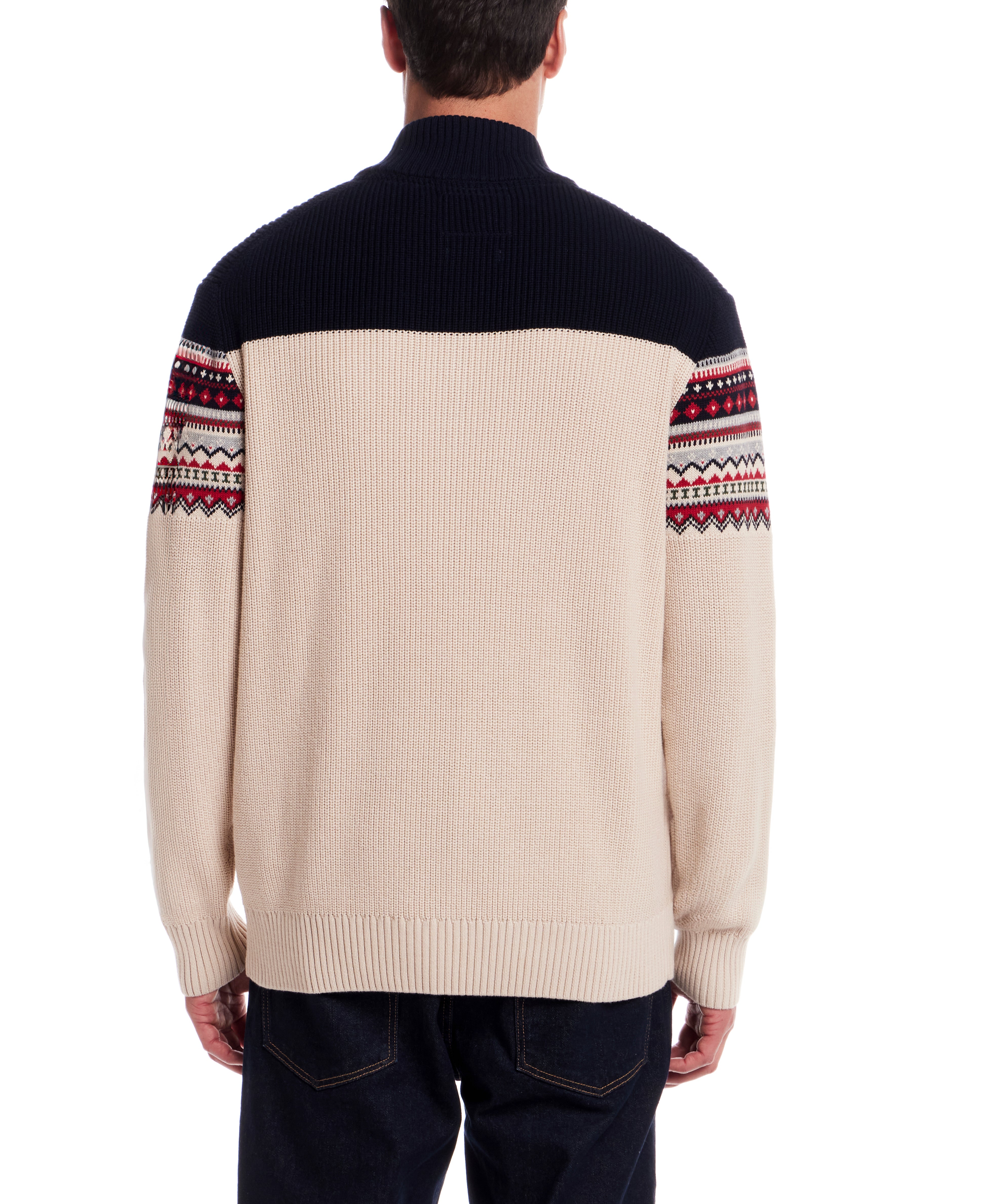 Maine Quarter Zip in Dark Navy