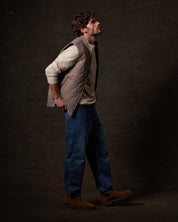 Hexagon Quilted Lightweight Vest in Mountain Trail