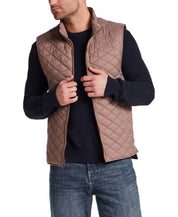 Horizontal Diamond Quilted Vest in Mountain Trail