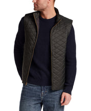 Horizontal Diamond Quilted Vest in Rosin
